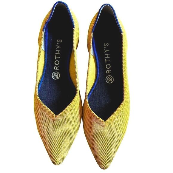 Rothy’s Sunflower Textile, The point ballet Flats. - Picture 1 of 6